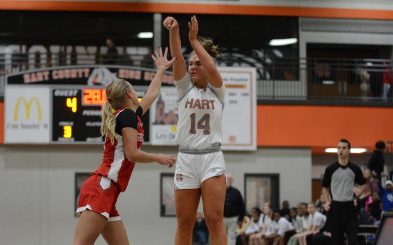 Senior guard Dakota Phillips led the Lady Dogs in scoring in all three games of the 2023 McDonald’s Shootout as she averaged 20 points per game in the tournament.