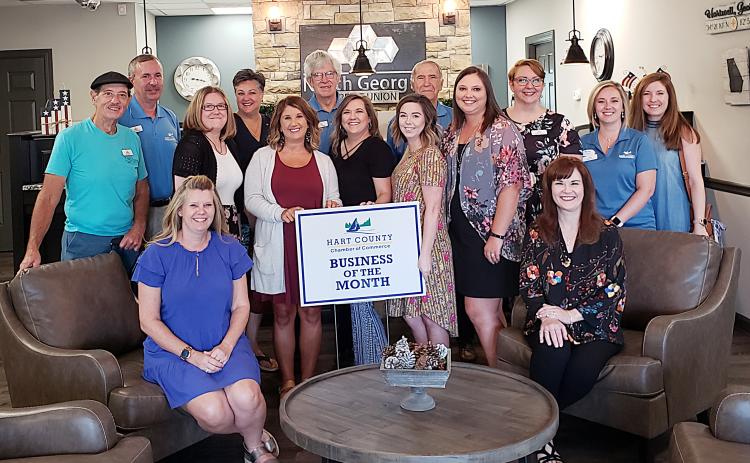 Pictured from left to right are, Ray Stowers, Kevin McCraney, Kim Little, April Chapman, Ganine Derleth, Brandy Floyd, Larry Torrence, Leslie Patrick, Candace Tomlin, Jerry McHan, Jessica Herring, Tiffany Rucker,  Laura Williams, Nikki Peters and Christine Blomberg.
