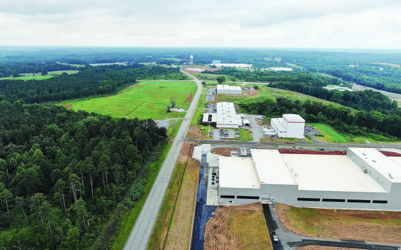 Photo submitted — by Kevin McCraney The Gateway Industrial Park in Hart County is shown in this aerial photograph from a drone flyover video in July.