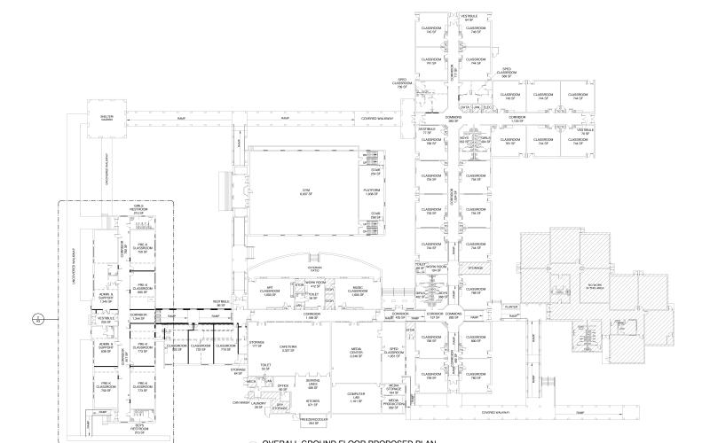 Prooposed plans for renovations at Hartwell Elementary School.