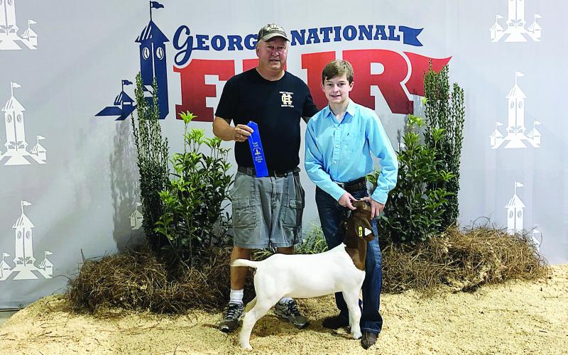 Joshua Fleming’s Doe won her weight class.