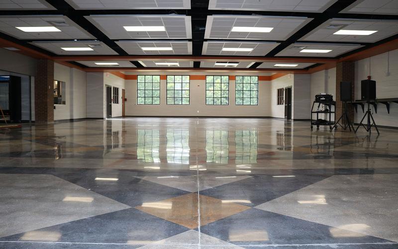 Sunshot from file - The new cafeteria at Hart County Middle School is more spacious and accommodating for students, faculty and staff.