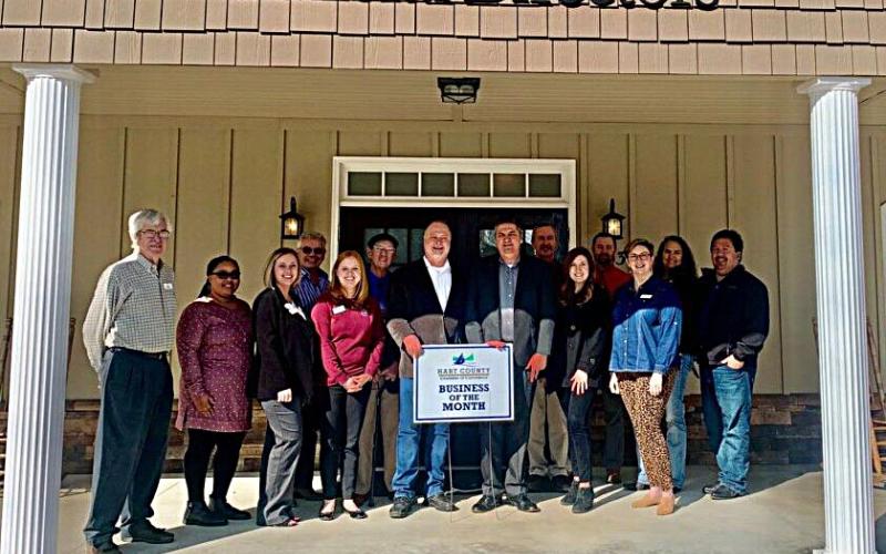 Pictured are, from left to right, Larry Torrence, Sequilyous McLendon, Nikki Peters, Theo Derleth, Brittany Morris, Ray Stowers, Duane Hall, Chris Coile, Kevin McCraney, Christine Blomberg, John Osley, Tiffany Rucker, Shannon Vanskike and Kevin Geraty.