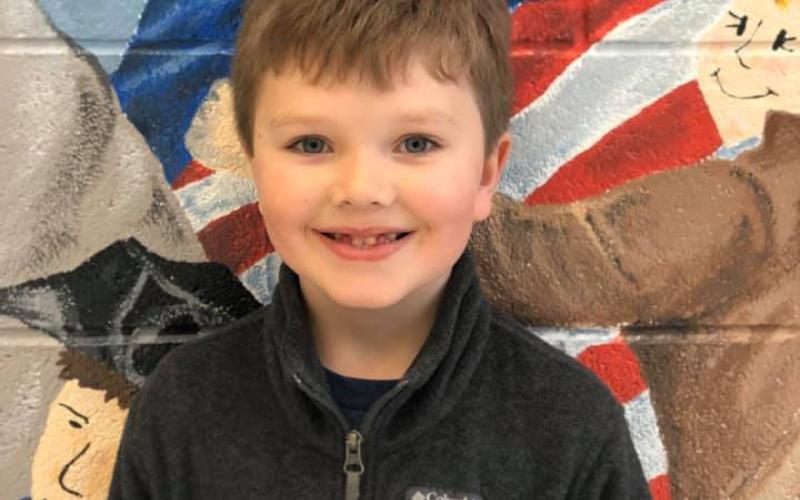 The North Hart winner was first-grader Sam Moss.