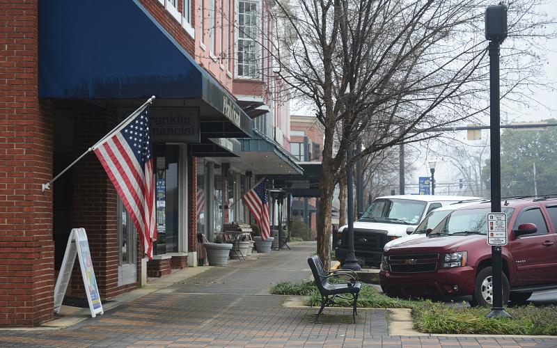 Sunshot by Michael Hall - Howell Street is shown on Tuesday morning in downtown Hartwell. The city’s Main Street program is hoping to win a $25,000 cash prize, but needs the community’s help to do so.