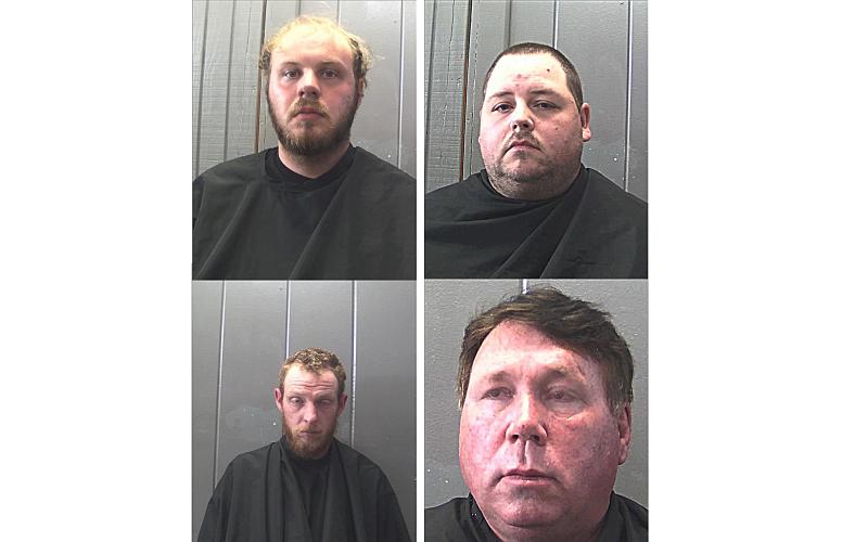 Shumake, top left, Bales, top right, Fleming, bottom left, Holland, bottom right.