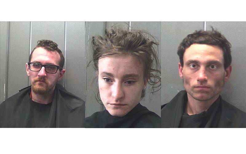 Left to right, Brandon Rettie, Sophie Skelton and Terrold Hodges