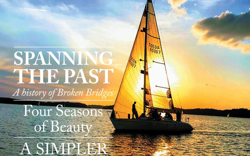 The spring Lake Living contest winner featured the sun shining through the sail of a sailboat.