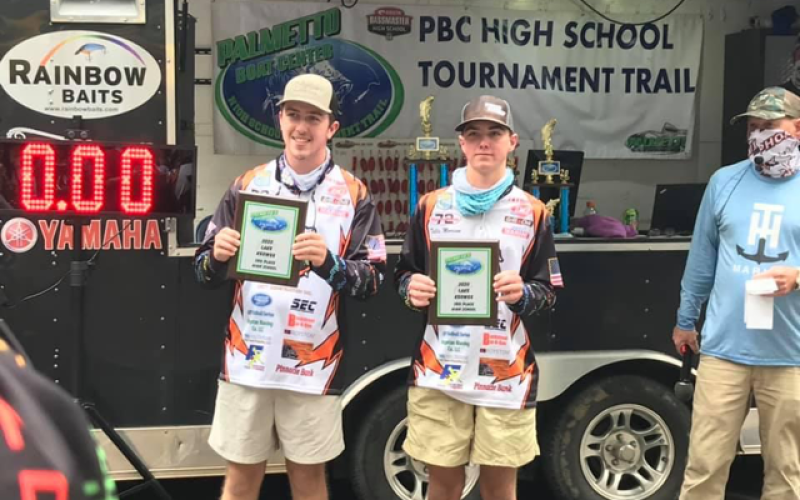 Tallis Morrison and Max Heaton captured third place with 11.37 lbs.