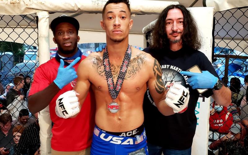 Pictured are Cee Jay Hamilton, Tyler Barber and Chuck Cawthon.