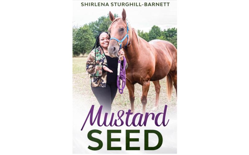 The cover of Shirlena Sturghill-Barnett’s book, “Mustard Seed,” is shown. Sturghill-Barnett is from Hartwell and wrote about her fight to find a kidney transplant and dealing with kidney failure.