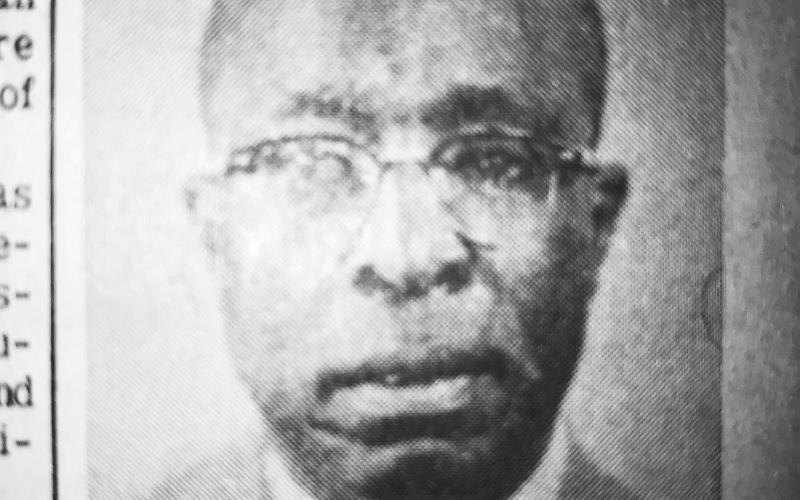 Rufus Hill, pictured, a Hart County Training School graduate, ran for mayor of Hartwell in 1969.