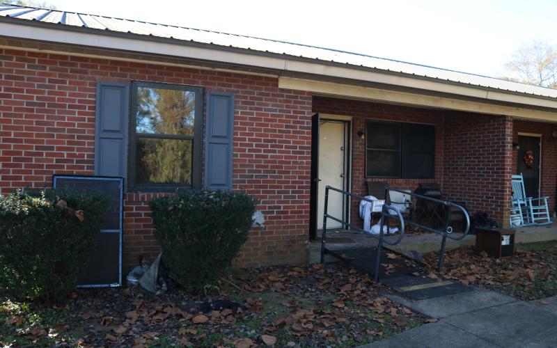 A fire at this Franklin Place apartment on Sunday is responsible for a local woman's death, local officials believe..
