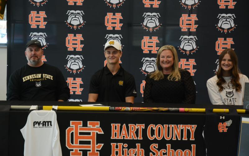 Pictured are Alan Johnson, A.J. Johnson, Alison Johnson and Amelia Johnson.
