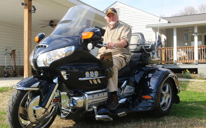 Sunshots by Grayson Williams - Harvey Byrum shows off his ride at his home in Hartwell recently.