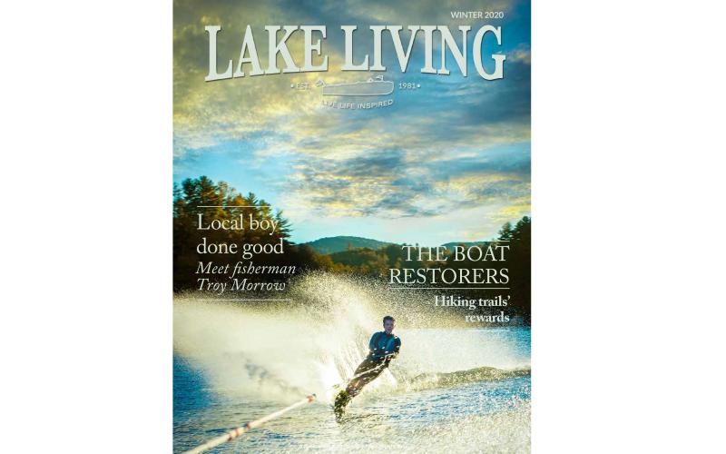 The winter 2020 Lake Living cover.