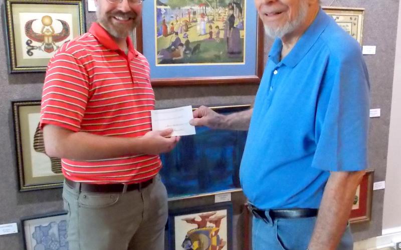 Submitted photo - Pictured are Bob Lundberg (right) and Brian Metzger (left), HaRAC Board Member.