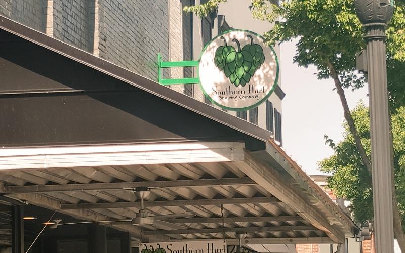 Dan Hunt/The Hartwell Sun - Southern Hart Brewing Company in Hartwell.