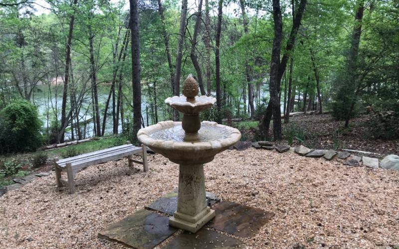 Photo submitted A fountain at the Hart County Botanical Garden is pictured. The “Gardens of Hart Tour” is set for May 22 and tickets are on sale now.