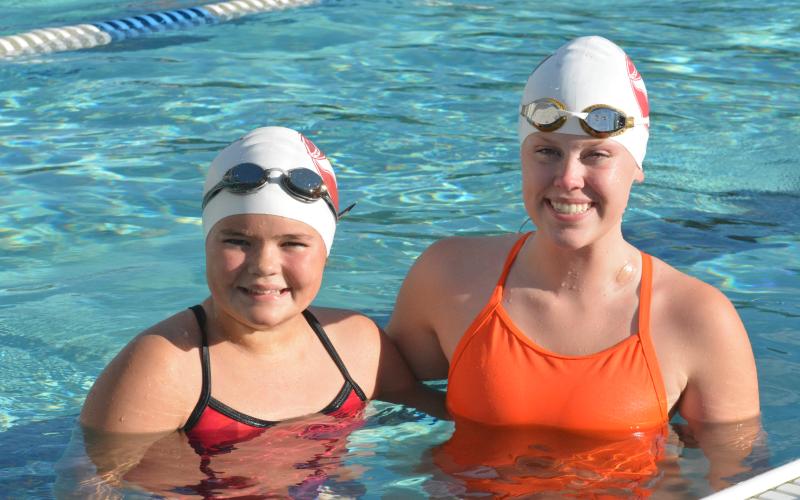 Drew Dotson/The Hartwell Sun - Cara Cook, left, and Savannah Stannish, right, will be competing at a state tournament in Cumming on July 17.