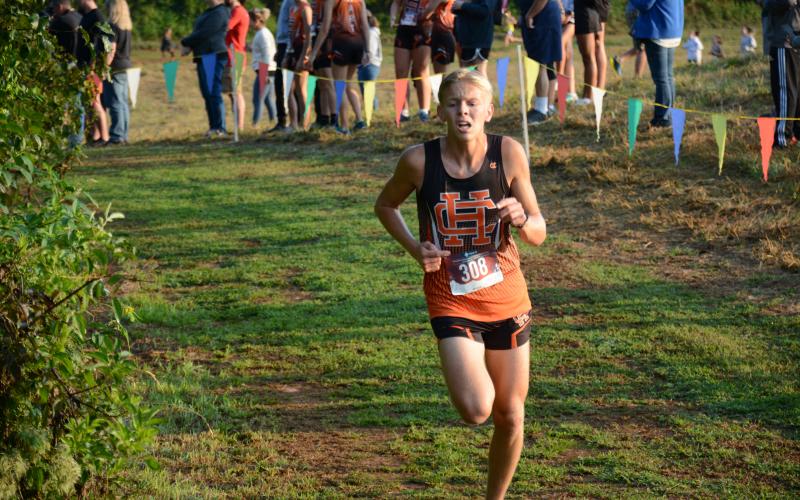 Zachary Benner finished third overall at the Franklin County Pridelands Invitational 2021 on Saturday, Sept. 11.