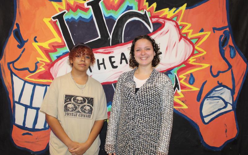 Noriya Cooper (left) and Allie Lord (right).
