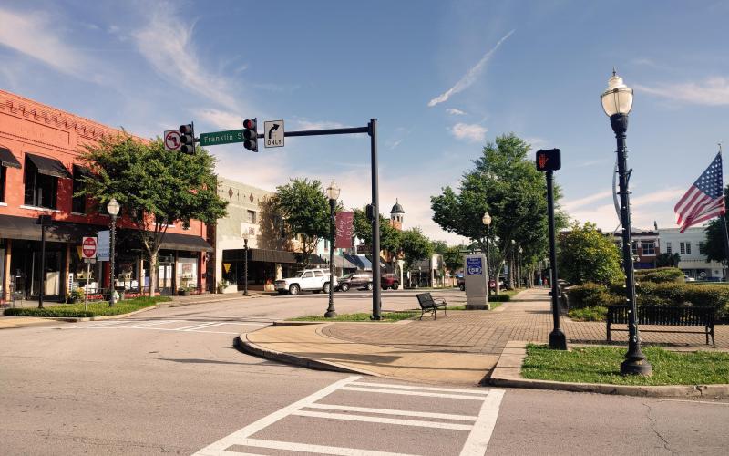 Downtown Hartwell.