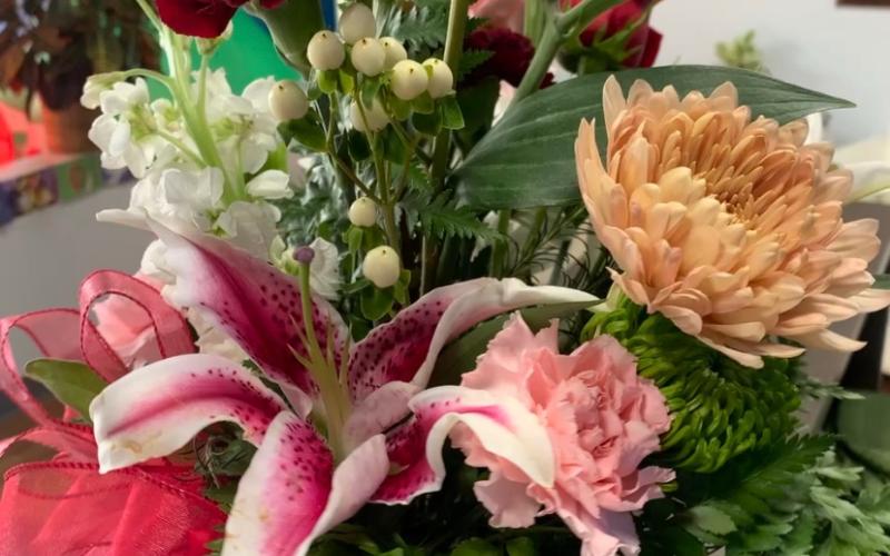 One of the Flower Cottage’s most affordable arrangements delivered to a customer as a surprise.