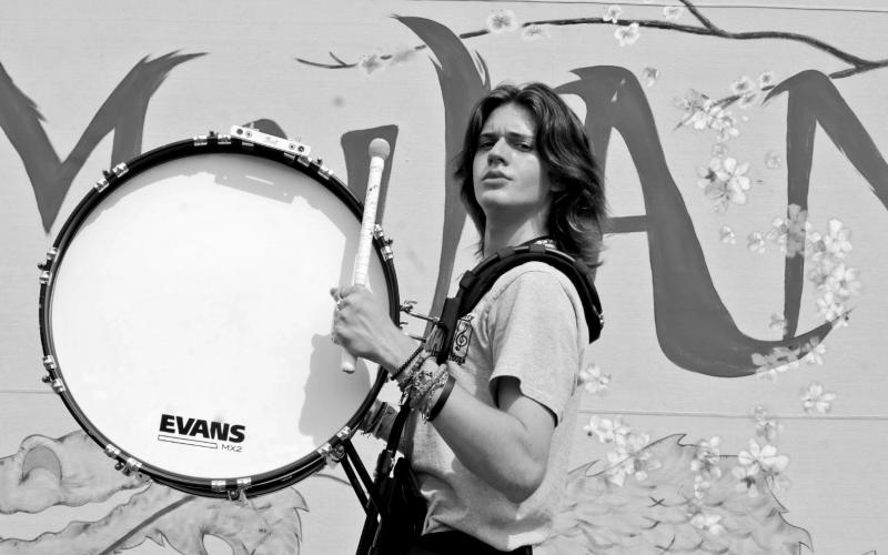 In addition to his academic prowess, McDowell is also first bass and captain of the Hart County Marching Band.