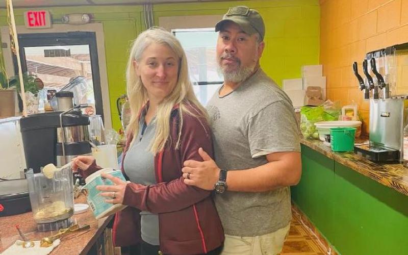 Photo submitted Karli Turner and Eric Hernandez, owners of Jucee Juice &amp; Smoothie Bar