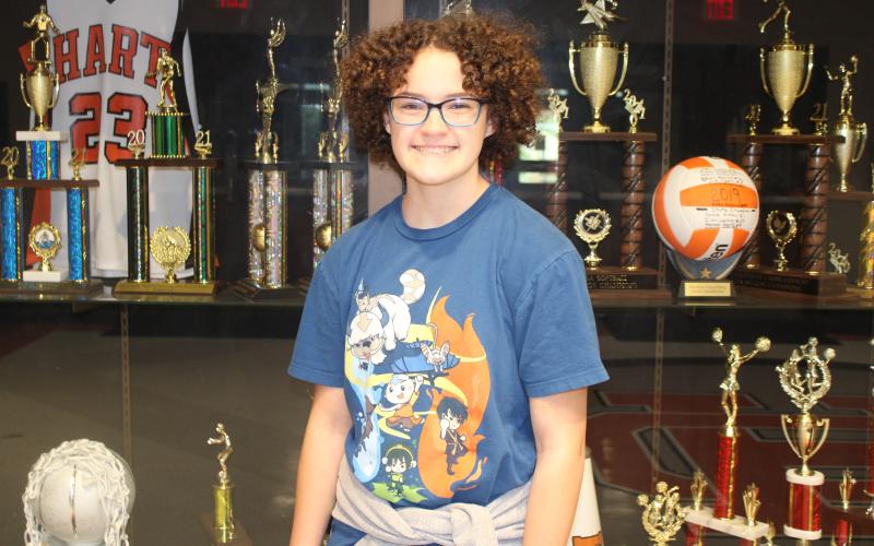 Hart County Middle School 7th grade student Katherine Ripley