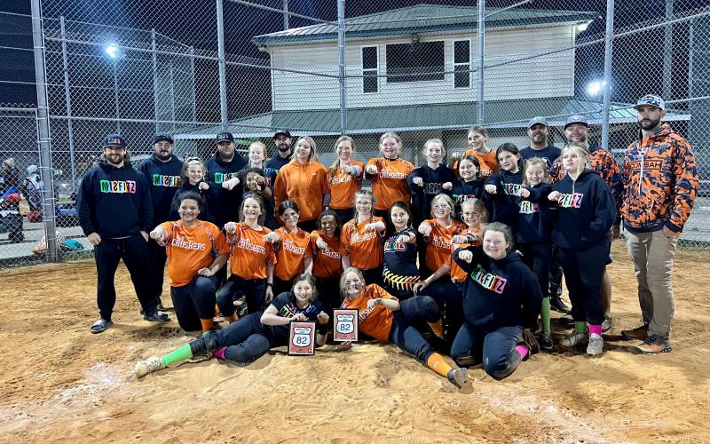 Front row left to right: Peyton Jordan, Carly Dutton, Kamrelyn Price. Second row: Mia Jackson, Kam McIntosh, Emory McCollum, Carmen Burden, Emma Mitchell, Emmakate White, Erika Royston, Madison Wilson. Third row: Posie Phillips, Tamyriah Allen, Bella Segars, Ava Carey, Skylar Dutton, Sophie Dean, Aliza Jo Beeson, Marlee Bowers, Riley Ossick, Colby Patterson, Marlei Henry. Back row: Mason Bowers, Corey Price, Kevin White, Joey Beeson, Madi Bennett, Keith Wilson, Paul Mitchell, Colt Bennett.