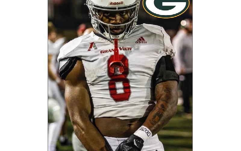 Anthony Turner played wide receiver at Grand View University last season.
