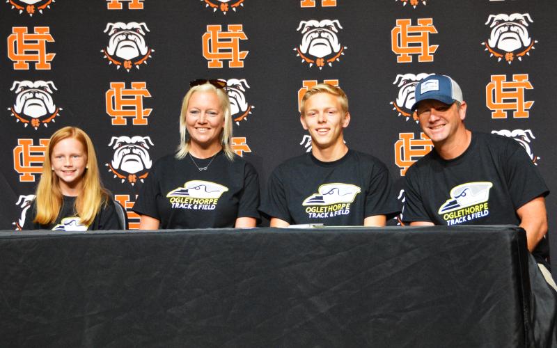 Zachary Benner signs to Oglethorpe University for track and cross country.