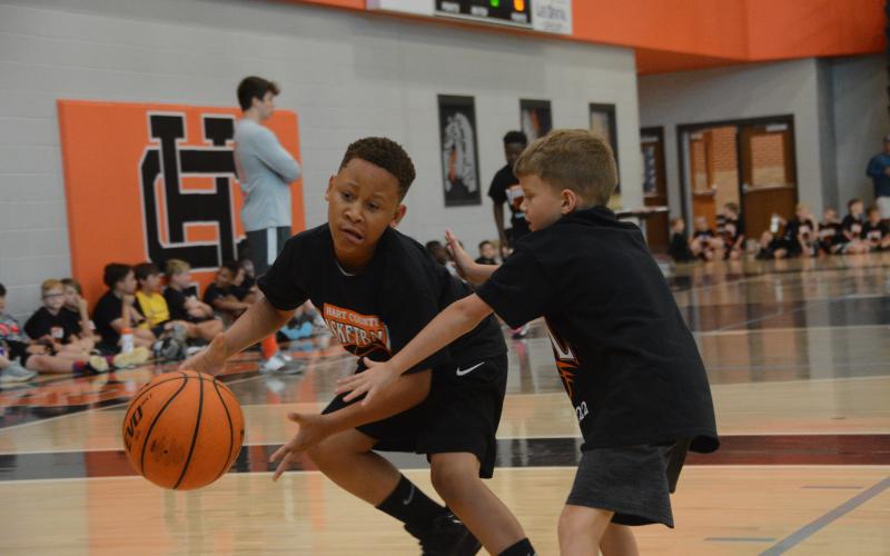137 kids attended the annual basketball camp hosted at Hart County High School