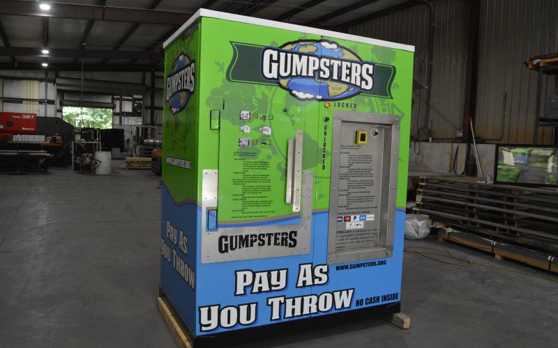 The Gumpster trash device invented by Herron.