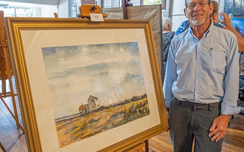 Stan O’Bannon was one of the artists given a merit award for his works "Still Standing."