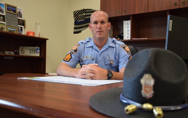 Sgt. 1st Class Richard Camran Fleming, pictured above, is the new commander of Georgia State Patrol Hartwell Post 52 in Lavonia.