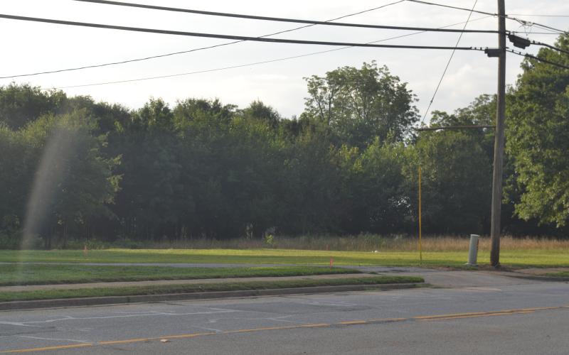 Pictured above is the lot off Benson Street neighboring Sacred Heart Church, where a new MedLink facility is planned.