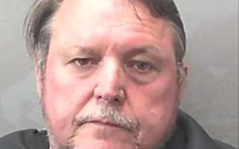 Hart Co. Commissioner Ricky Carter after his March 19 arrest.