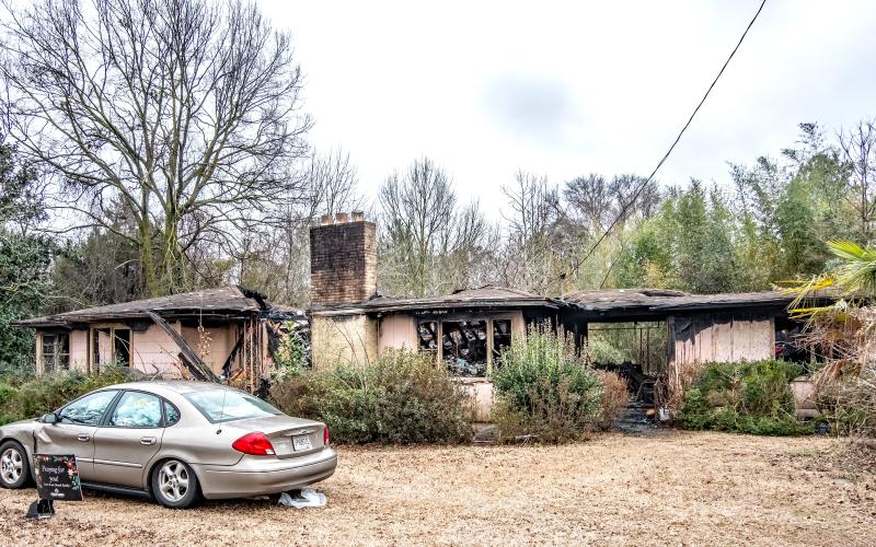 A fire at this home on Bowersville Highway left one dead Jan. 27. The investigation as to the cause of the fire is still ongoing.