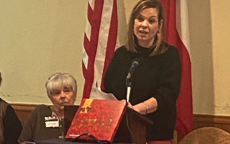 Dr. Jacqueline Brock, Principal of Hart County Middle School was one of the speakers at the HCREA Meeting in February.