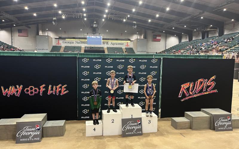 Taking the 8U Georgia State Wrestling Championship is Knox Payne.