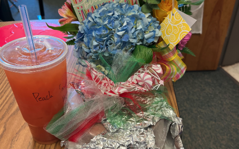 Through the ‘Live to Give’ project, the Hart County community and churches have blessed teachers, anonymously, with gifts, food, flowers and more throughout the school year.