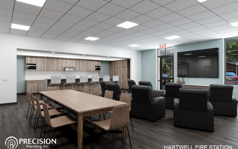 The proposed renderings for the new $5.6 million firehouse also feature a dayroom and a classroom. Grading on the property is expected to start in the next 30 to 45 days, according to City Manager Jon Herschell