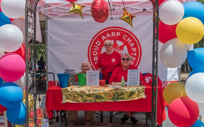 Pictured from L-R: DJ Dougherty, secretary; Sandra Mariacher, president/vice president; and Deb Caudle, treasurer.