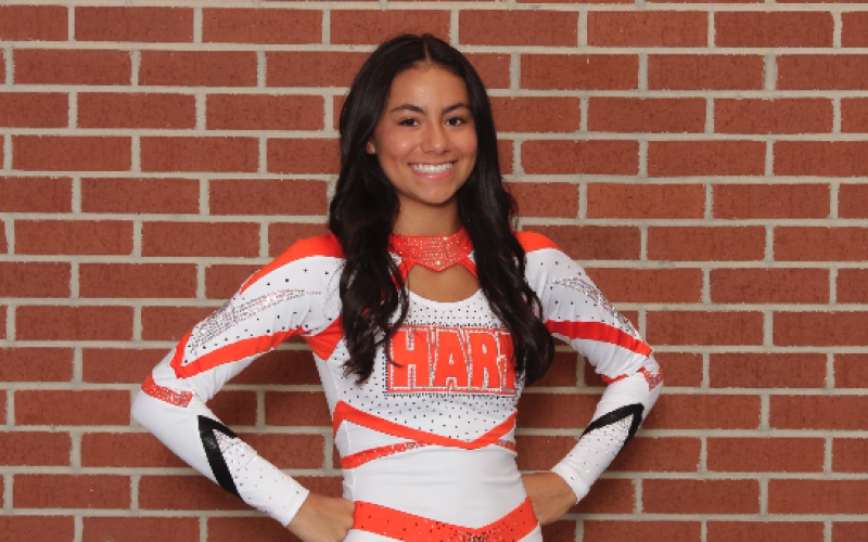 Pictured right is McKinley Ivester as Johnson and Ivester made the Top 30 for the Georgia Cheerleading Coaches Association (GCCA) Cheerleader of the Year for 2023.