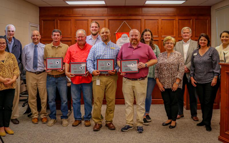 The Northeast Georgia Ag Expo Planning Committee was awarded the Connected Resilient Community silver level designation by Archway Partnership Director Michelle Elliott.