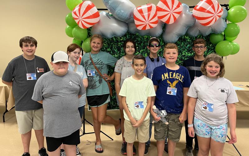 Youth and adults from 37 counties participated in Mission Make-It this year. Participating from Hart County were (picture l to r) front row: Easton Saylors, Kage McLane, Matthew Henry Cason, Morgan Johnson; back row: Lukas Smith, Gracie Ricks, Lily Graham, Ashleigh Jones, Phoebe Cain York, Blake Allgood.