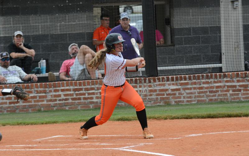 Senior outfielder Allie O'Bannon
